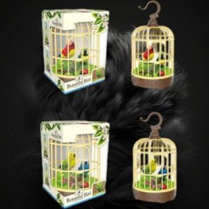 Singing/Chirping Bird In Cage Sound ACtivated 8355
