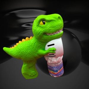 LED Gatling Style Dinosaur Bubble Blower
