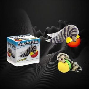 Assorted Color Lifelike Chasing Rolling Squirrel Ball