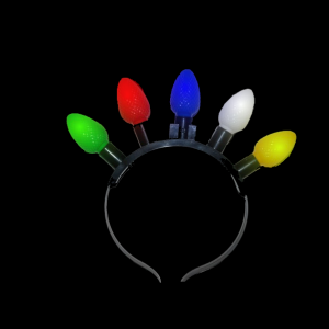 LED Large Christmas Bulb Headband