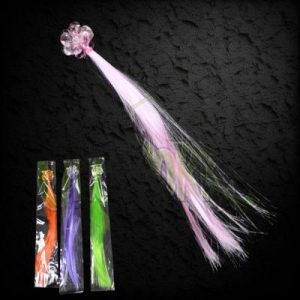 Flashing Hair Extensions With Gem Flowers - Assorted Colors