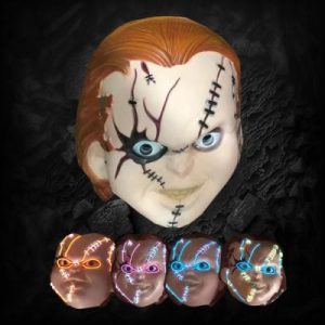 EL Wire Light Up Movie Doll Mask