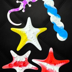 Asassorted Shape/Color Fidget Peel And Stick Window Cling / Shape/Color