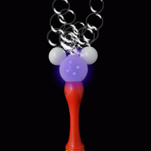 LED Flashing Mouse Bubble Wand