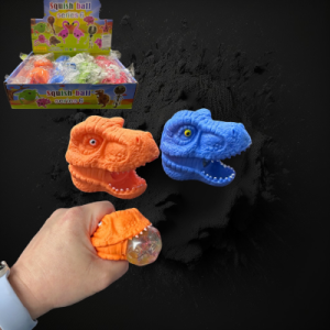 Dinosaur Squishy With Orbies (144 Case)