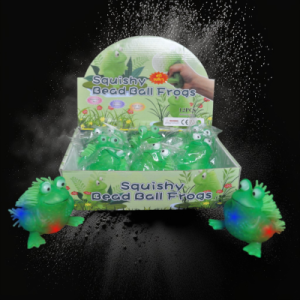 LED Flashing Squishy Bead Frog