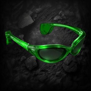 LED Green Sunglasses