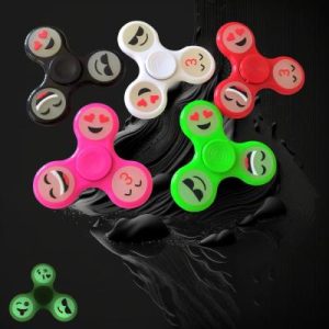 Glow In The Dark Emoji Fidget Spinner