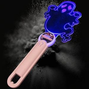 LED Wand With Etched Ghost