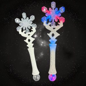 Multi-Color 3 Function Snowflake Wand