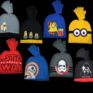 Assorted Star Wars And Minion Hat And Gloves Sets