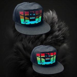 EL Baseball Hat Sound ACtivated