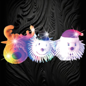 Puffer Christmas Flashing Balls