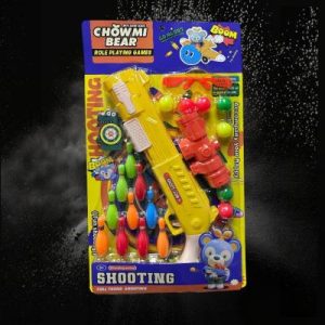 Carded Pop Ball Shooter With Targets