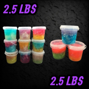 Assorted Color 2.5 LB Mega Bucket Of Slime