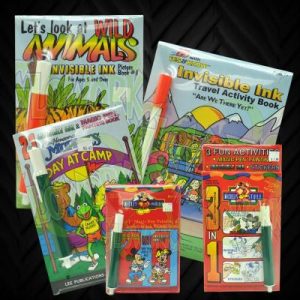 Assorted Invisible Ink Activity Pads
