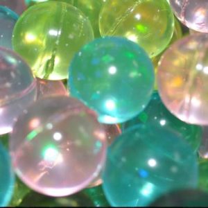 Glitter Assorted Color Rubber Bounce Balls