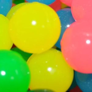 Glow In The Dark Assorted Color Rubber Bounce Balls