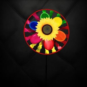 Large Colorful Garden Windmill