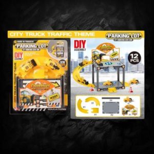 Carded Diy City Truck Building Play Set