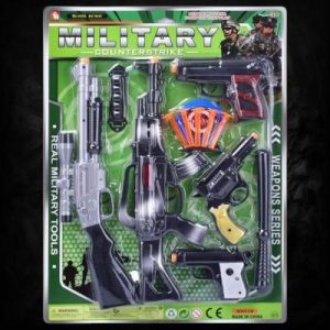Counterstrike Military Carded Weapon Play Set With ACcessories