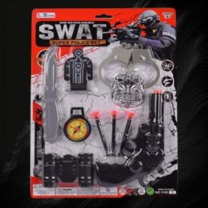 Carded Swat ACcessory Play Set With Dart Gun
