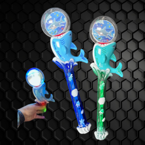 LED Shark Spinning Wand With Sound