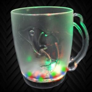 Flashing Dolphin Beer Shaped Cup
