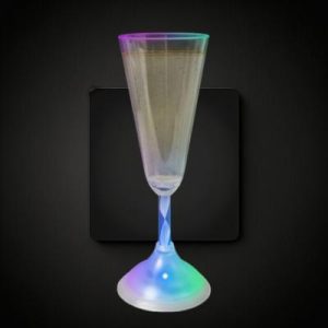 7 Oz Multi-Color LED Drinking Champagne Glass