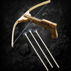 Wooden Crossbow Set With Arrows