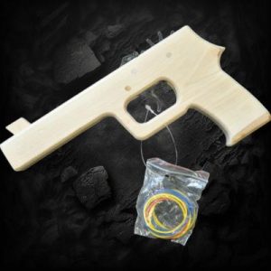 Wooden Rubber Band Gun