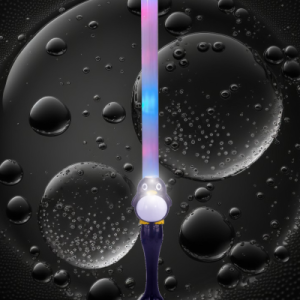 LED Flashing Penguin Bubble Sword