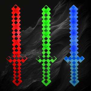 Assorted Color LED Pixel Sword