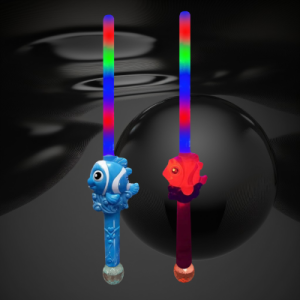 LED Flashing Bubble Sword With Clown Fish