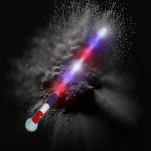 Flashing Large Prismatic Ball USA Sword With R/W/B Handle