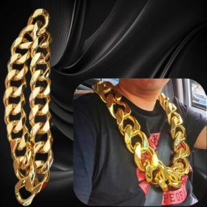 Jumbo Gold Chain Link Necklace