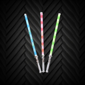 5 Light Tiara With Fur Assorted Colors