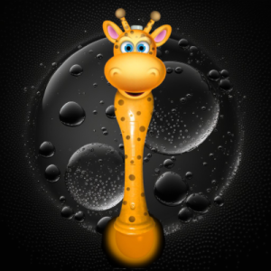 LED Giraffe Bubble Wand (D-3) ******Clearnce/Closeout Item