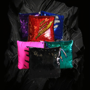 Assorted Color Flashing Sequin Pillow