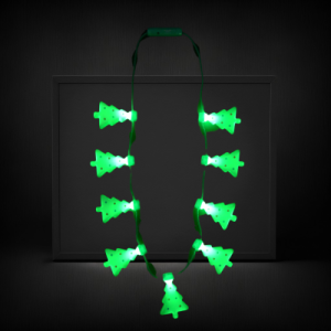 Christmas Tree LED Charm Necklace