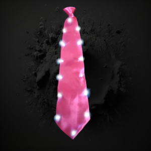 Flashing Bright Pink Necktie