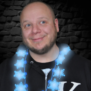 LED Flashing Snowflake Necklace