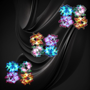 Flashing Multi-Color LED Lei Bracelet Assorted Color 12 Per Pack 14257