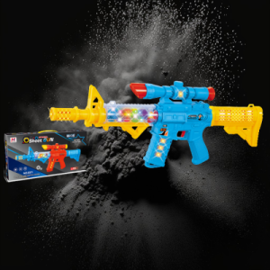LED Bright Colored Ak47 Toy Gun With Sound