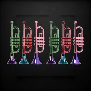 Metallic Trumpet Assorted Color