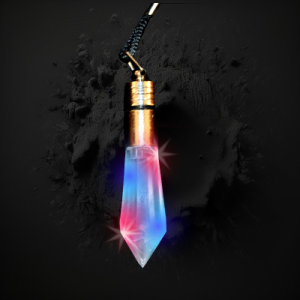Flashing Diamond Shaped ACrylic Necklace