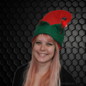 LED Flashing Elf Hat