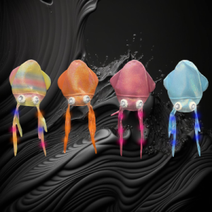 Iridescent LED Squid Hat 4 Assorted Colors
