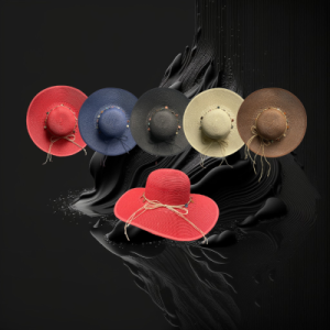 Assorted Summer Ladies Sun Woven Hat