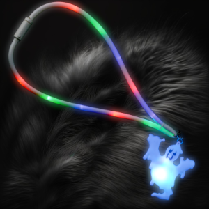 Flashing Ghost With Flashing Lanyard